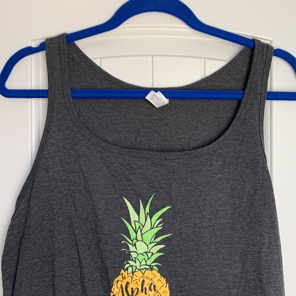 NWOT. Alpha Gamma Delta Sorority womens custom relaxed jersey tank top. - Picture 4 of 10